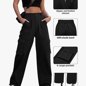 Black Cargo Pants
